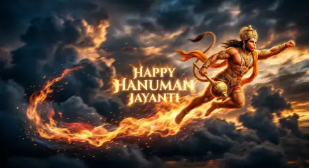 Hanuman Jayanti Wishes With Inspirational Spiritual Quotes - Free Hanuman Jayanti Wishes Download