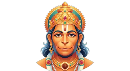 Hanuman Png Colorful Digital Illustration - Free Hanuman Png Download