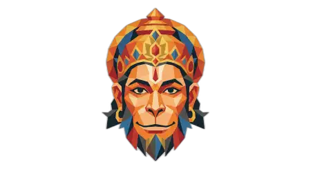 Hanuman Png Modern Graphic Design Style - Free Hanuman Png Download