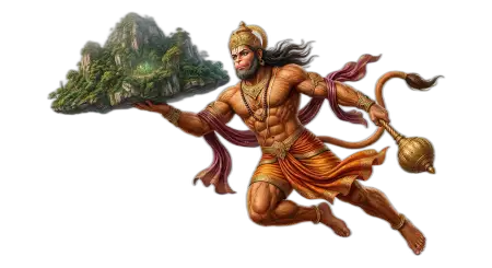 Hanuman Png Ramayana Theme Artwork - Free Hanuman Png Download