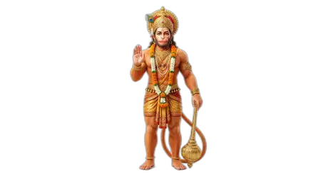 Hanuman Png With Gada High Resolution - Free Hanuman Png Download