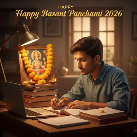 Happy Basant Panchami 2026 College Banner - Free Happy Basant Panchami 2026 Download