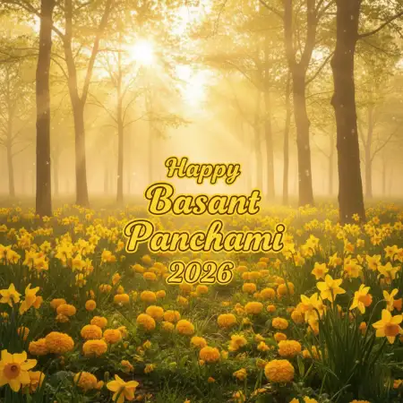 Happy Basant Panchami 2026 Festive Greeting - Free Happy Basant Panchami 2026 Download