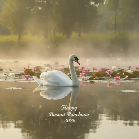 Happy Basant Panchami 2026 Hindi Calligraphy Image - Free Happy Basant Panchami 2026 Download