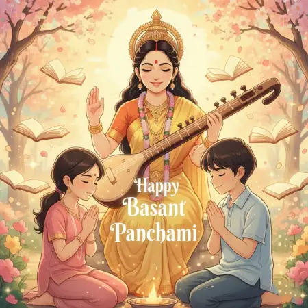 Happy Basant Panchami Wishes 2026 - Free Happy Basant Panchami 2026 Download