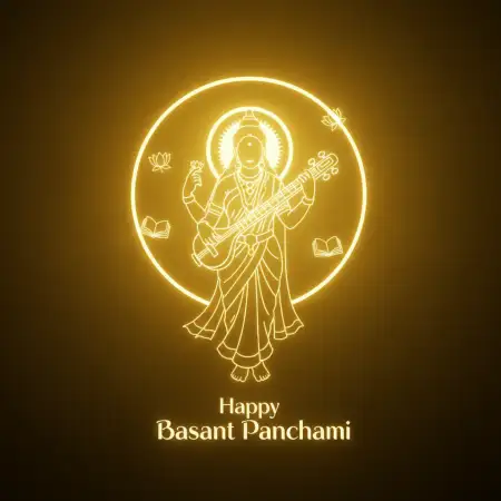 Free Happy Basant Panchami Wishes Positive Thoughts Background Download