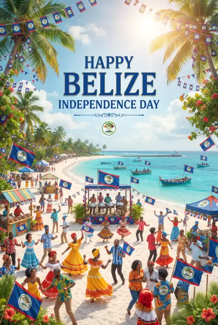 happy belize independence day story images 2026
