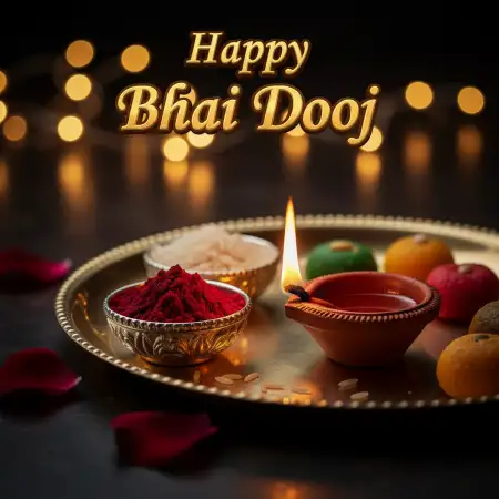 Happy Bhai Dooj 2025 Background Hd Free Download - Free Bhai Dooj Download