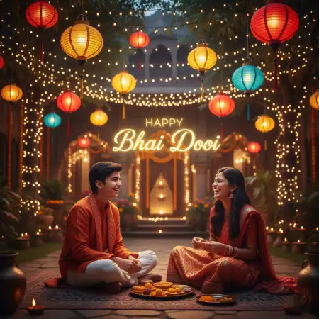 Happy Bhai Dooj 2025 Love Message In Hindi - Free Bhai Dooj Download
