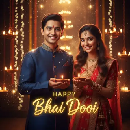 Happy Bhai Dooj 2025 Wishes Images Download - Free Bhai Dooj Download