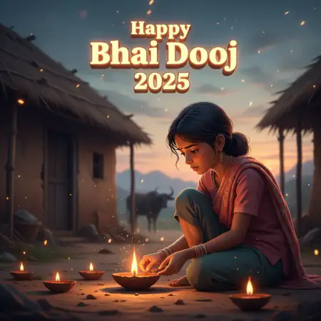 Happy Bhai Dooj 2025 Wishes Images Hd Download - Free Happy Bhai Dooj 2025 Wishes Download