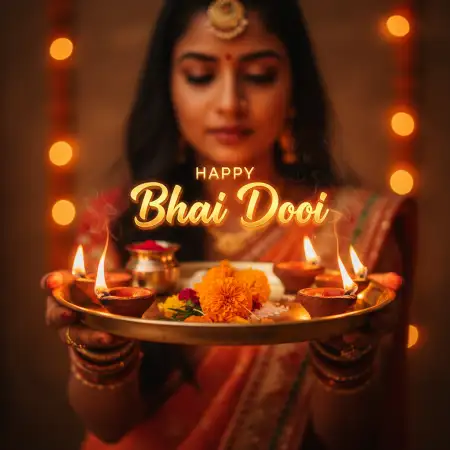 Happy Bhai Dooj 2025 Wishes In English - Free Bhai Dooj Download