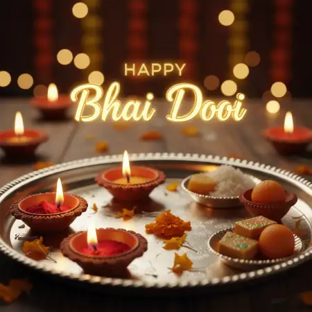 Happy Bhai Dooj Messages With Trending 2025 Gifs - Free Bhai Dooj Download