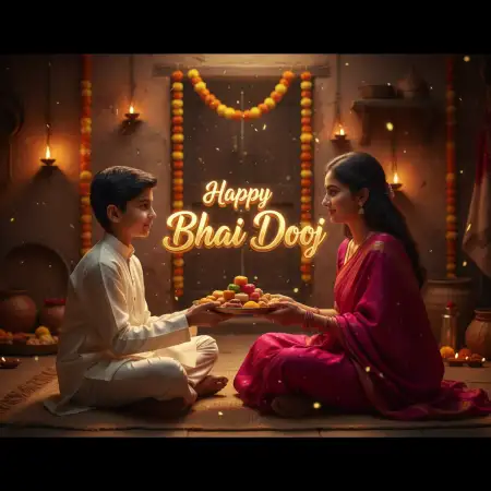 Happy Bhai Dooj Quotes In English For Instagram - Free Bhai Dooj Download