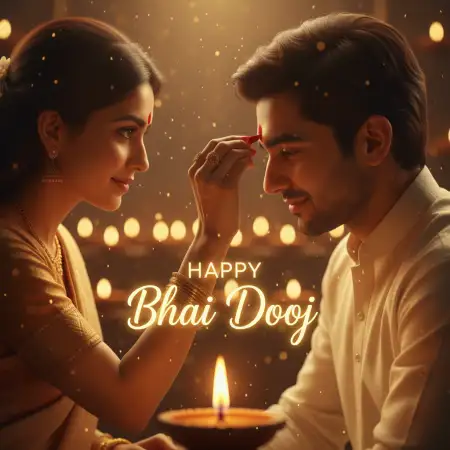 Happy Bhai Dooj Quotes In Hindi Font - Free Bhai Dooj Download