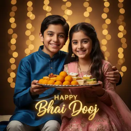 Happy Bhai Dooj Wishes With Traditional Indian Rituals Explained - Free Bhai Dooj Download