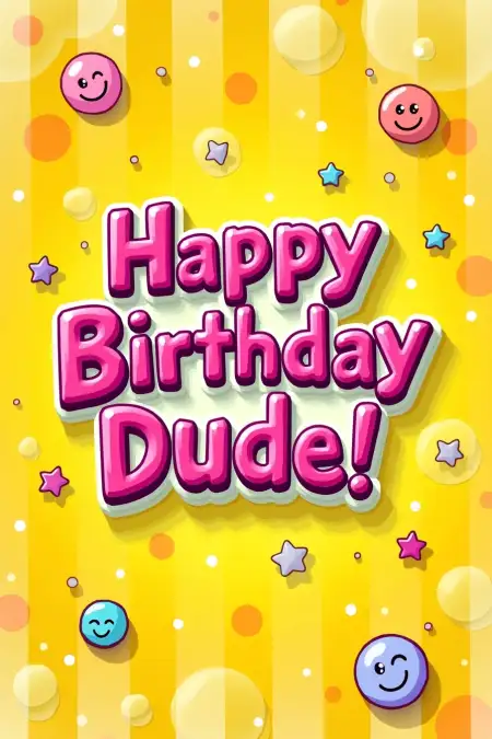 Happy Birthday Card Message For Printing - Free Wishes Download