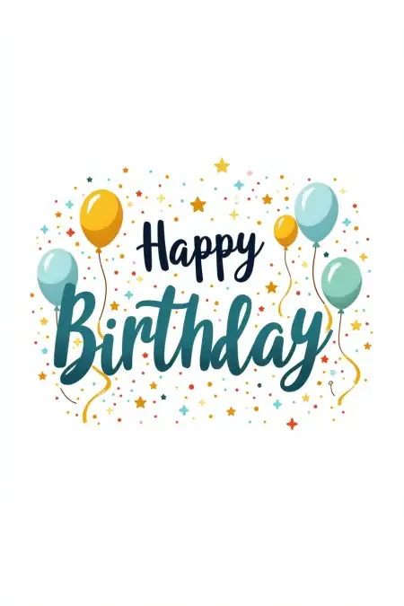 Happy Birthday PNG Image With Transparent Background - Free Wishes Download