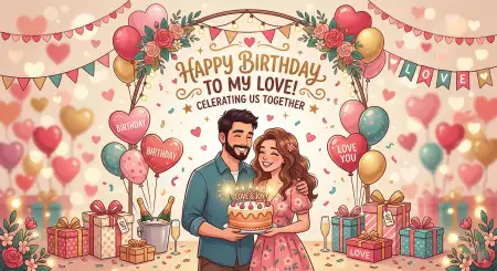 Happy Birthday Wishes For Husband Romantic - Free Happy Birthday Wishes Download