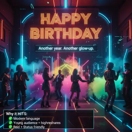 Happy Birthday Wishes For Whatsapp Cinematic Style Image - Free Happy Birthday Wishes For Whatsapp Download