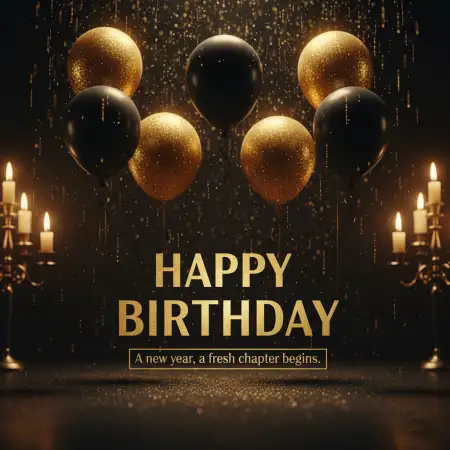 Happy Birthday Wishes For Whatsapp Luxury Gold Theme Images - Free Happy Birthday Wishes For Whatsapp Download