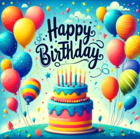 Happy Birthday Wishes Greeting Card - Free Related Happy Birthday Image
