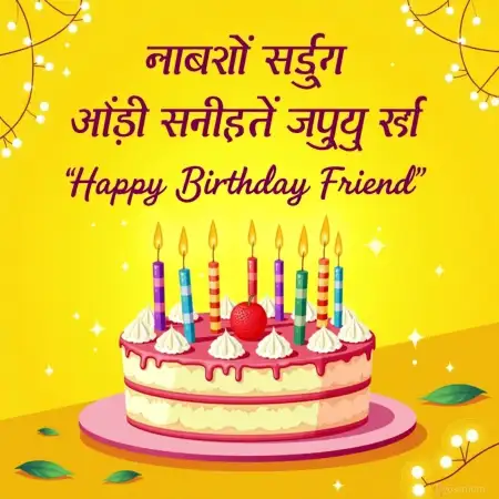 Happy Birthday Wishes In Marathi For Friend - Free Wishes Download