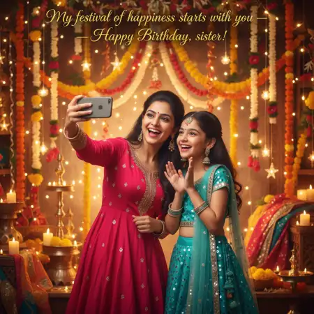 Happy Birthday Wishes To Sister With Love - Free Happy Birthday Download