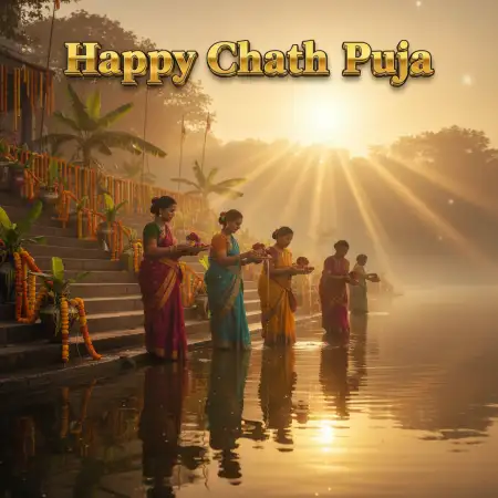 Happy Chhath Puja 2025 8k Hdr Wallpaper Free Download - Free Happy Chhath Puja 2025 Download