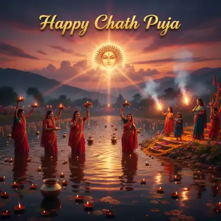 Happy Chhath Puja 2025 Devotional Quotes In Hindi - Free Happy Chhath Puja 2025 Download
