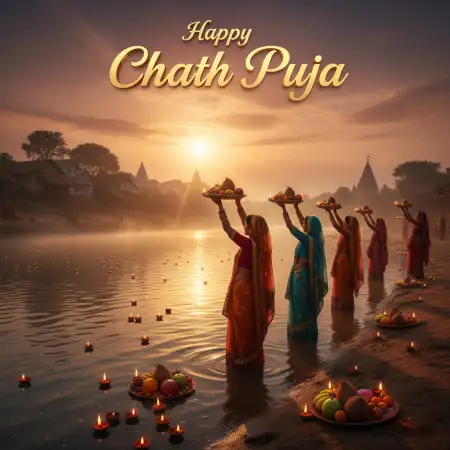 Happy Chhath Puja 2025 Festival Poster Hd Download - Free Happy Chhath Puja 2025 Download