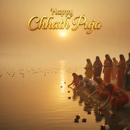Happy Chhath Puja 2025 Social Media Post Design - Free Happy Chhath Puja 2025 Download