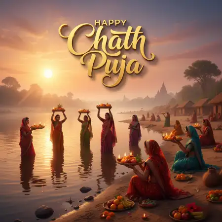 Happy Chhath Puja 2025 Sunrise And Sunset Photos - Free Happy Chhath Puja 2025 Download