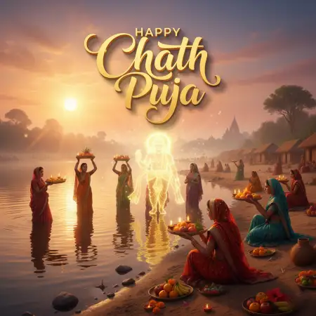 Happy Chhath Puja 2025 Whatsapp Dp And Status - Free Happy Chhath Puja 2025 Download