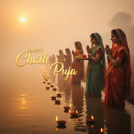 Happy Chhath Puja 2025 Wishes For Wife And Husband - Free Happy Chhath Puja 2025 Download