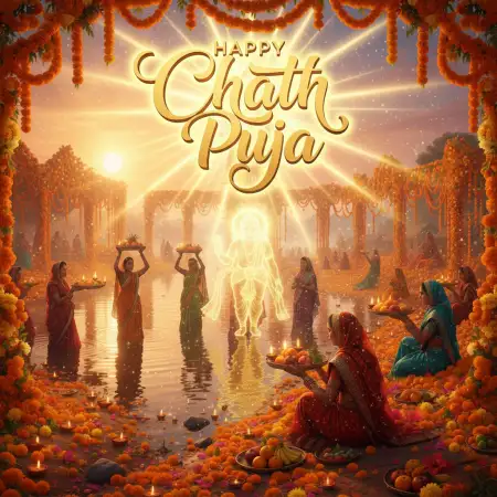 Happy Chhath Puja 2025 Wishes Video Download - Free Happy Chhath Puja 2025 Download