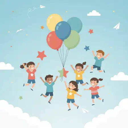 Happy Children Day Background Design Hd - Free Childrens Day Background Download