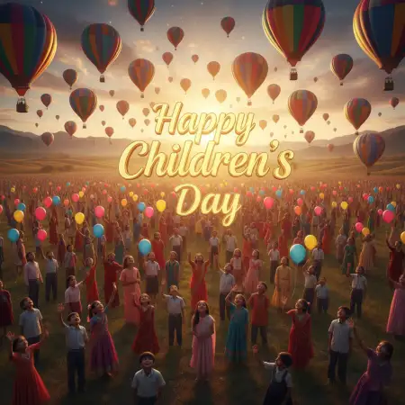 Free Happy Childrens Day Png For Canva Design Background Download