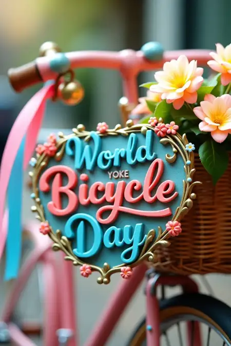 Happy Cycle Day Quotes Image - Free Related World Bicycle Day Image