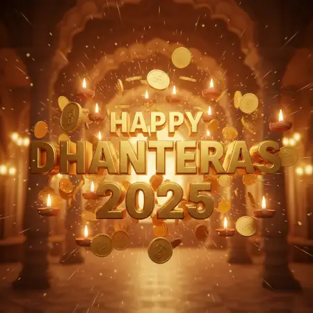 Happy Dhanteras 2025 Celebration Photo - Free Happy Dhanteras 2025 Download