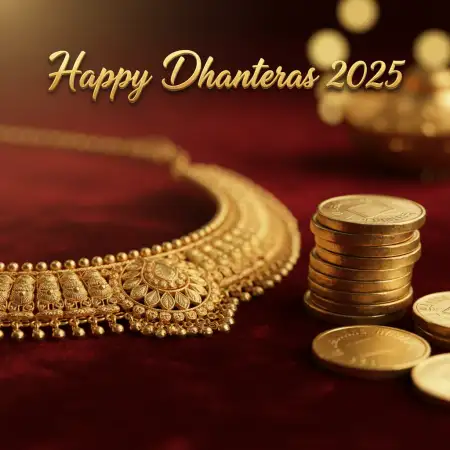 Happy Dhanteras 2025 Greetings For Business Clients - Free Happy Dhanteras 2025 Download