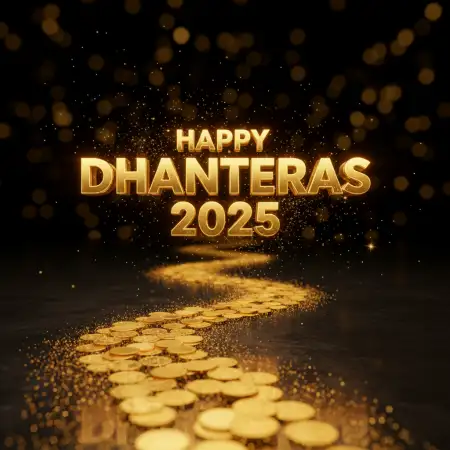 Happy Dhanteras 2025 Status For Facebook - Free Happy Dhanteras 2025 Download