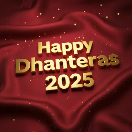 Happy Dhanteras 2025 Vector Illustration - Free Vector Download