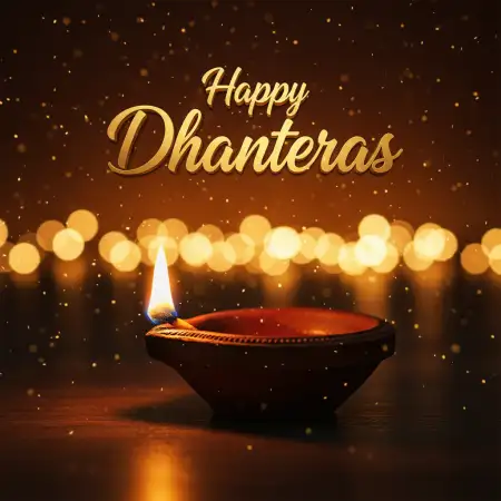 Happy Dhanteras Captions For Instagram In English - Free Happy Dhanteras Download