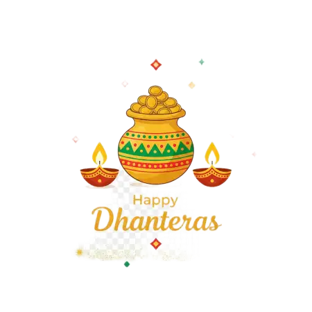Happy Dhanteras Png For Printing And Digital Use - Free Png Download