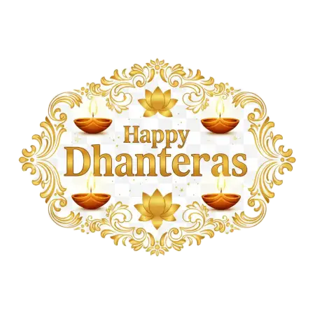 Happy Dhanteras Png For Video Thumbnail - Free Png Download