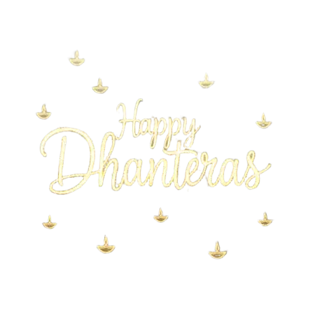 Happy Dhanteras Png With Festive Frame - Free Png Download