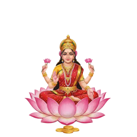 Happy Dhanteras Png With Goddess Lakshmi - Free Png Download