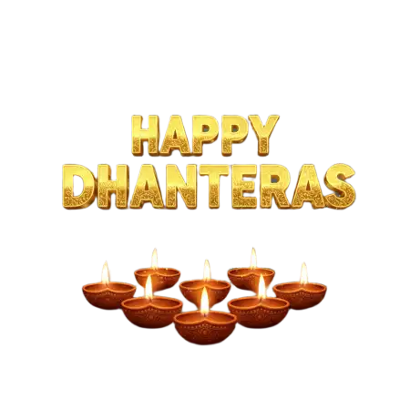 Happy Dhanteras Png With Wealth And Prosperity Theme - Free Png Download