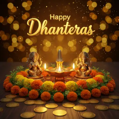 Happy Dhanteras Wishes In Short One Line - Free Happy Dhanteras Download